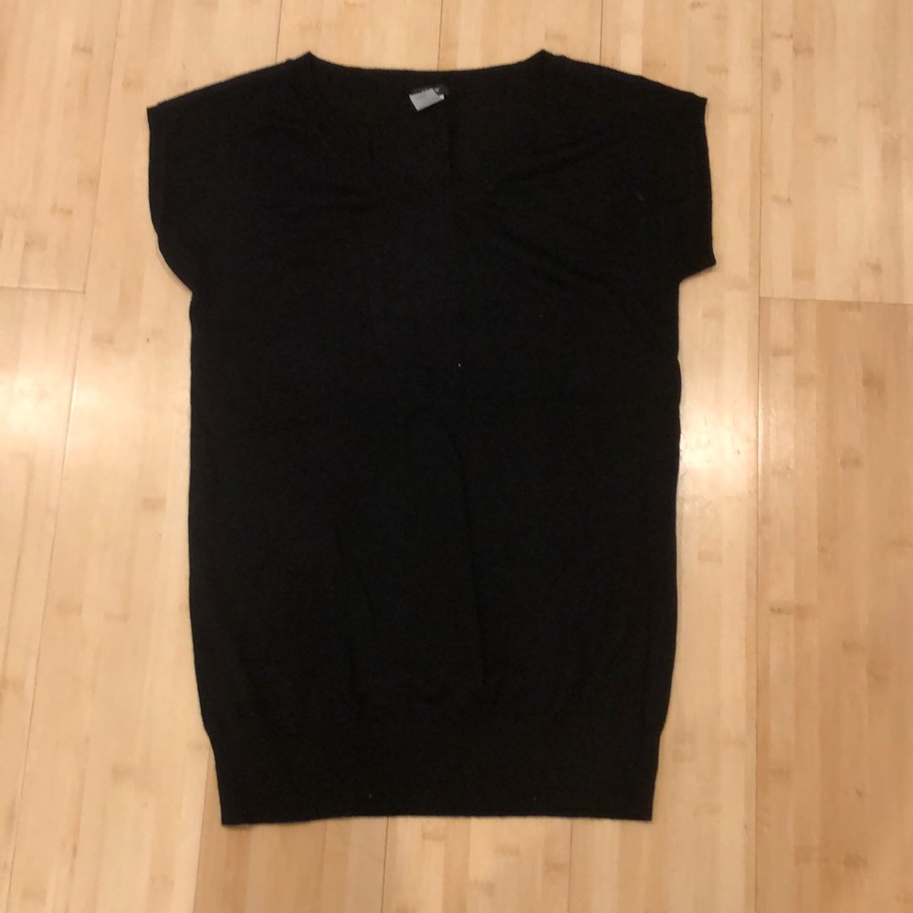 Cap Sleeve, 100% Merino Wool, Light Sweater